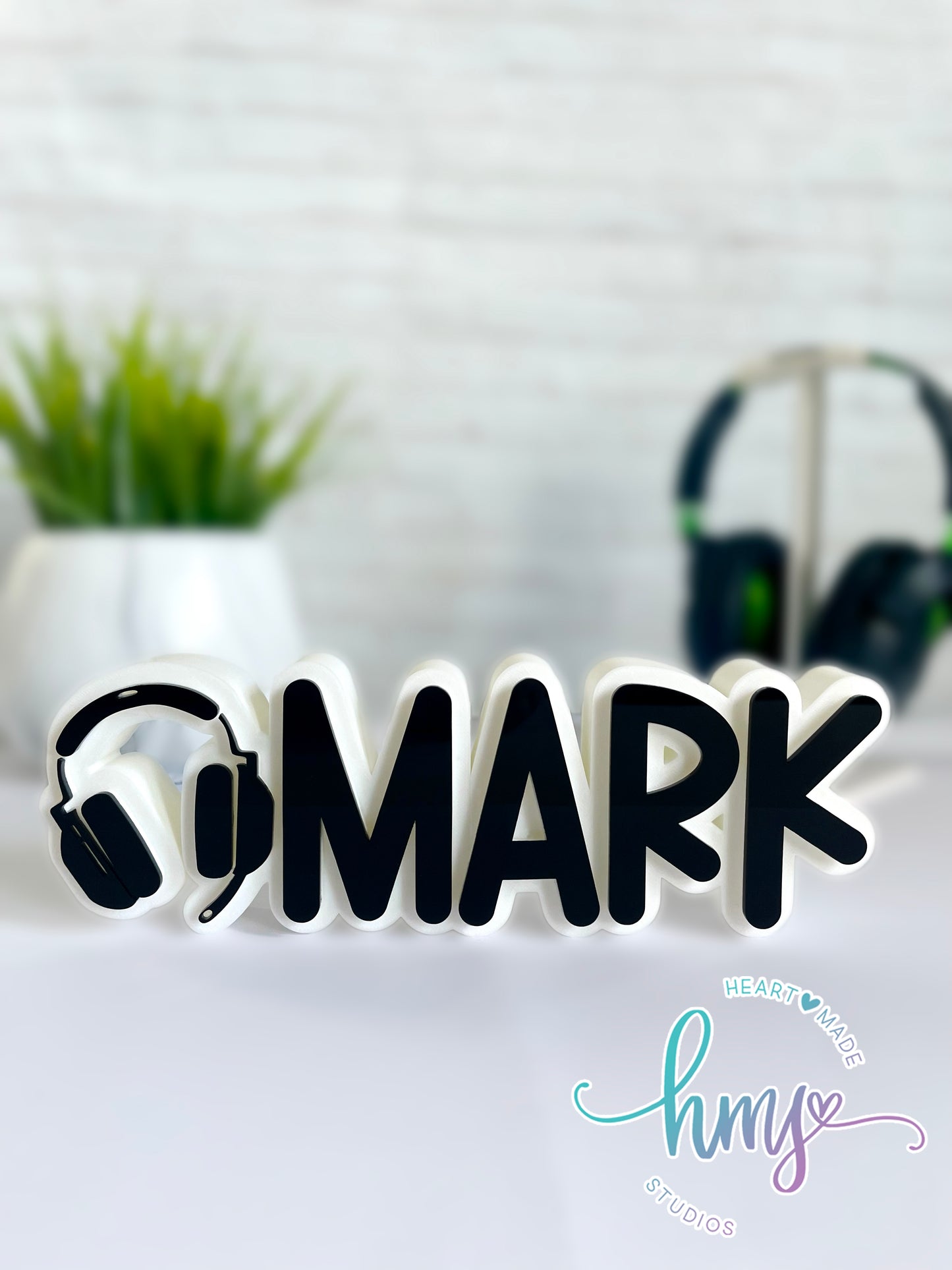 Personalized 3D Name Plate with Icon