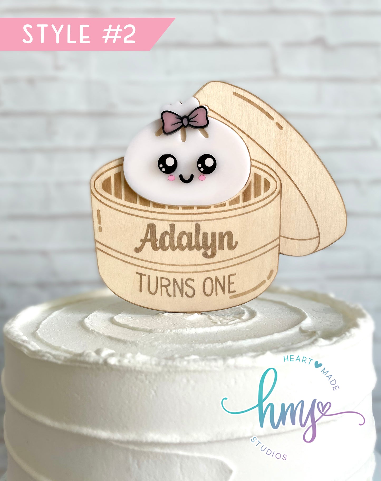 Dumpling Cake Topper, Little Dumpling On The Way