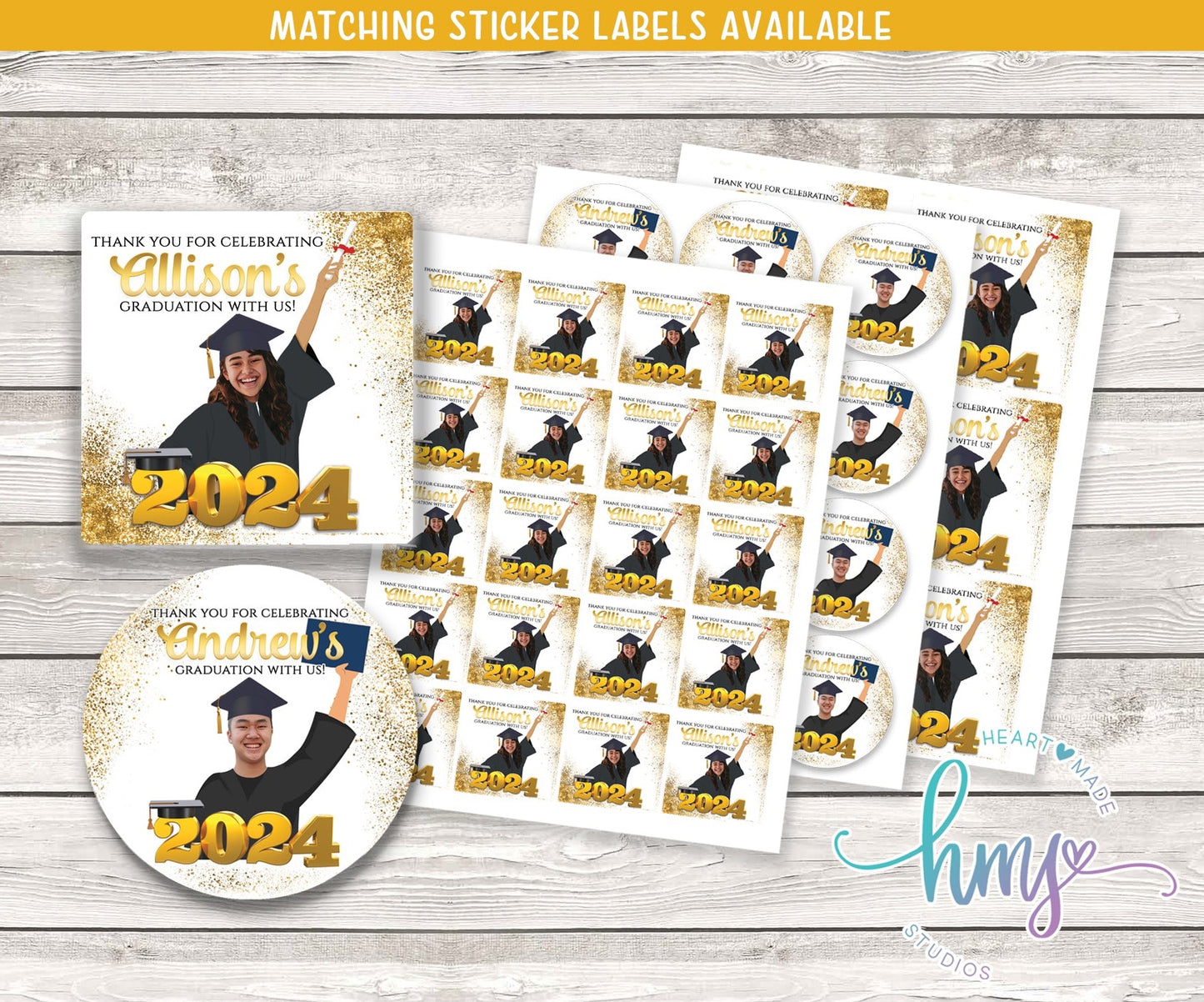 Graduation Cupcake Toppers