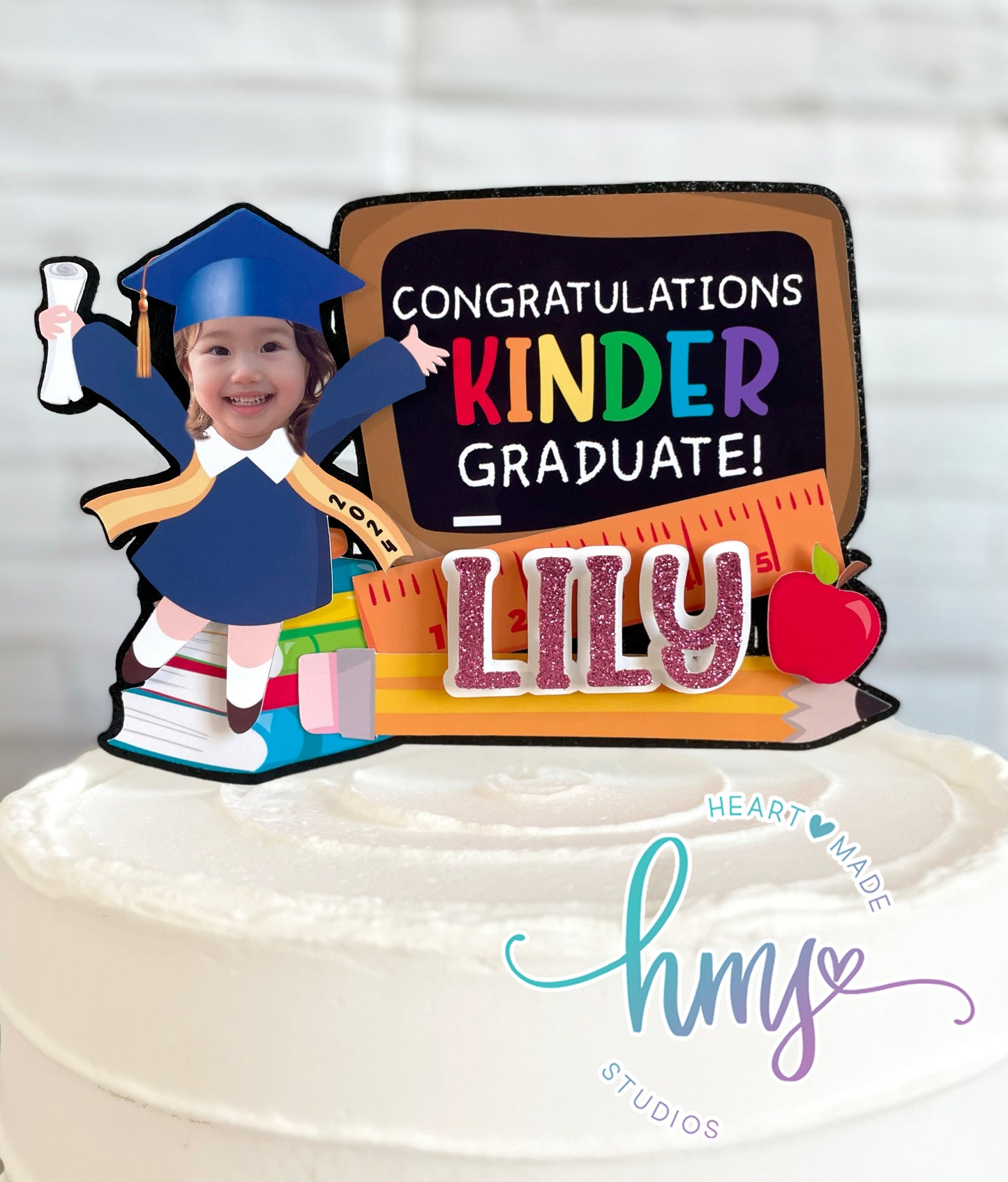 Kindergarten Graduation Cake Topper