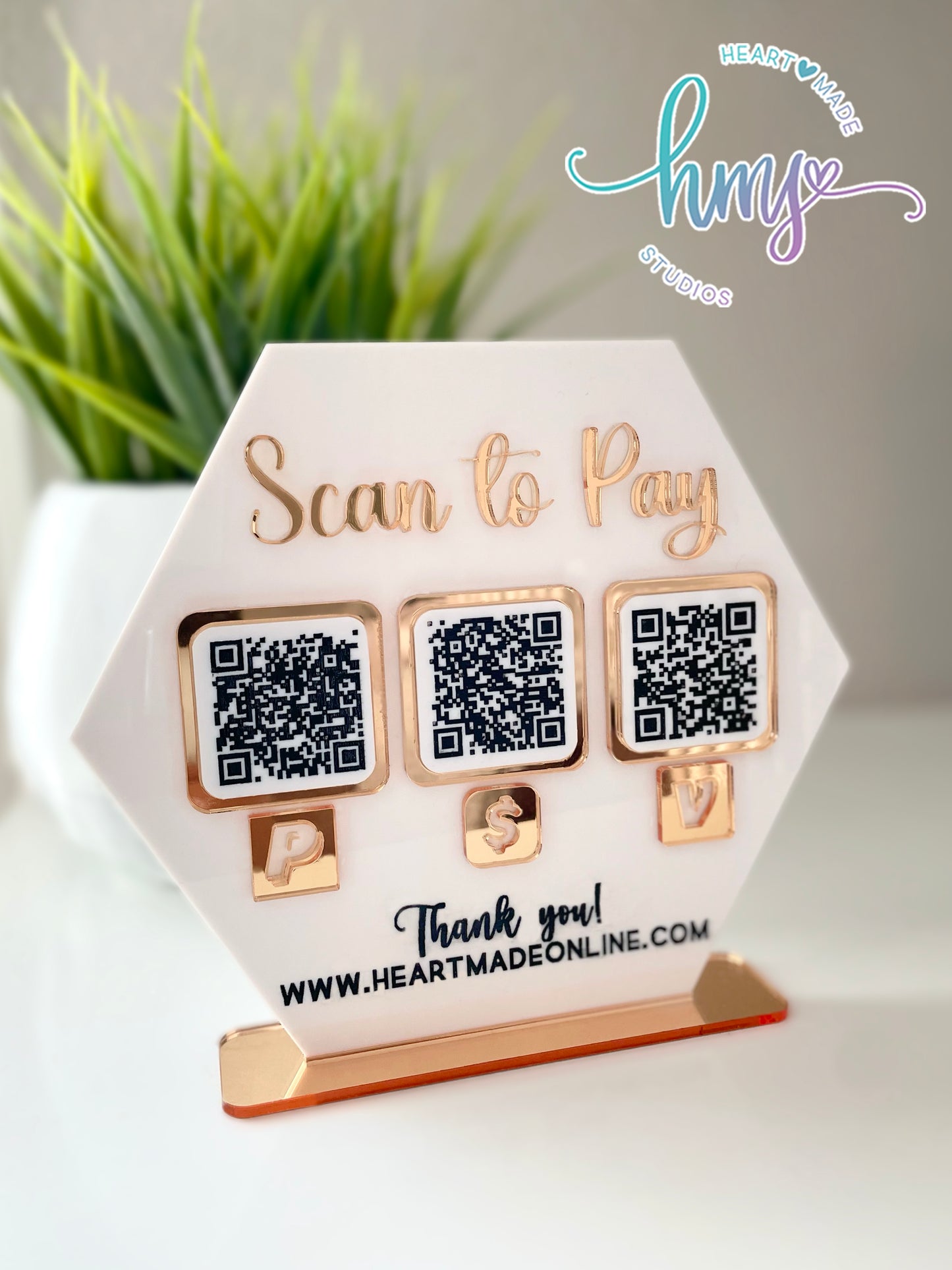 Acrylic QR Code Sign