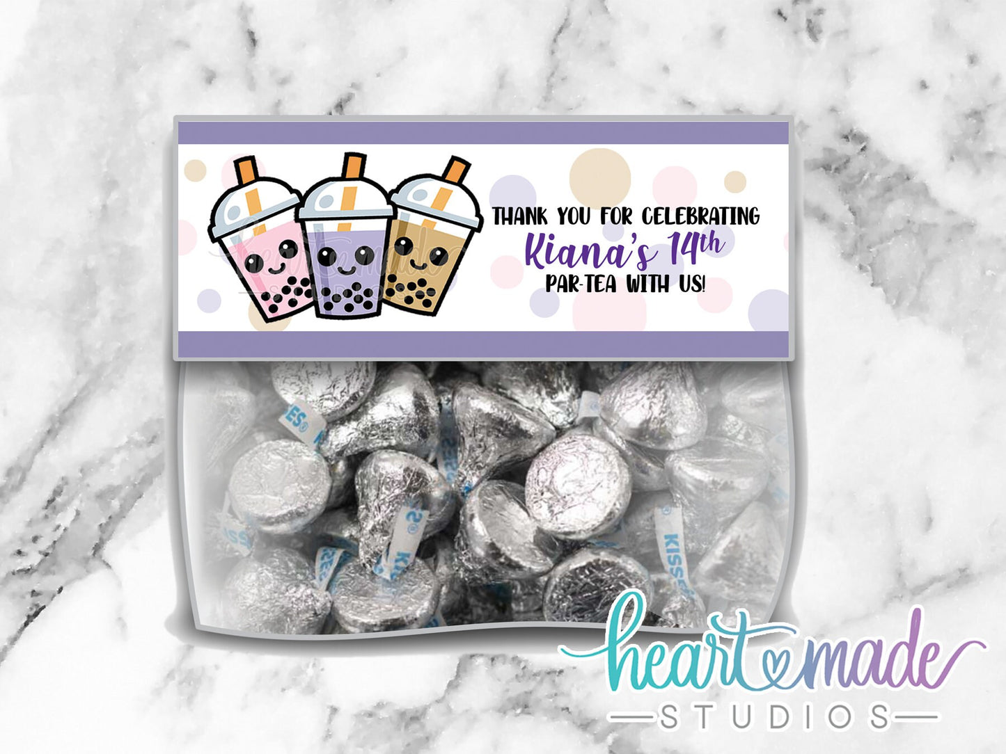 Boba Milk Tea Bag Toppers