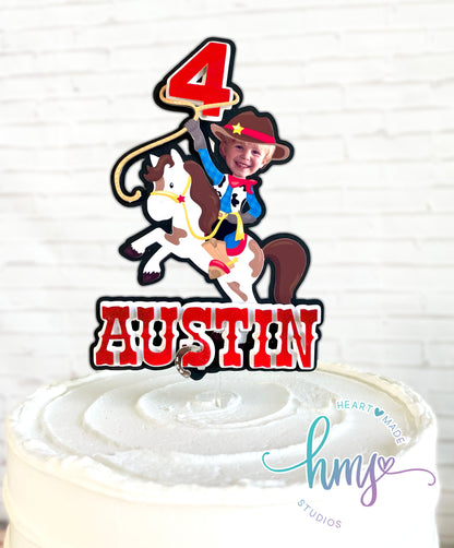 Cowboy Cake Topper