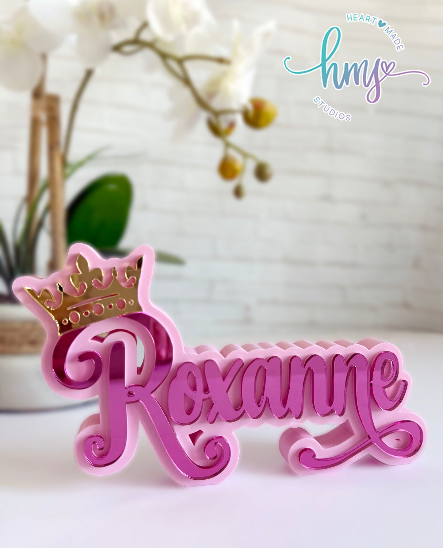 Personalized 3D Name Plate with Icon