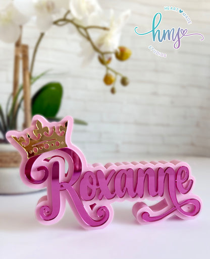 Personalized 3D Name Plate with Icon