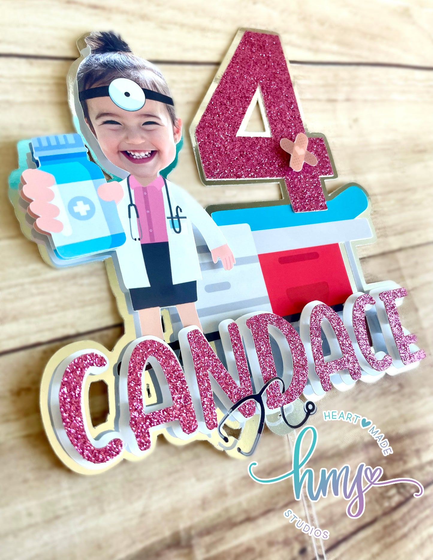 Personalized Doctor Cake Topper