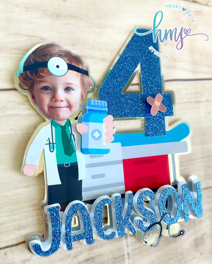 Personalized Doctor Cake Topper