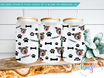 Custom Dog Glass,Beer Can Glass,Personalized Dog Cup,Dog Glass Tumbler,Dog Cup,Dog Glass