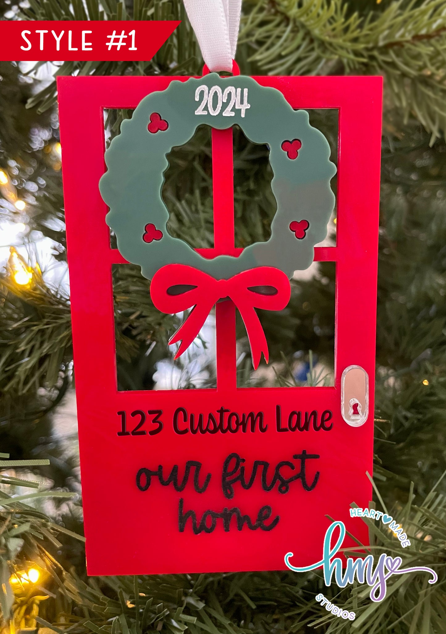 First Home Ornament, First Home Gift,Personalized First Home,Home Ornament,New Home Ornament,New Homeowner Gift,Our First Home,New Home Gift