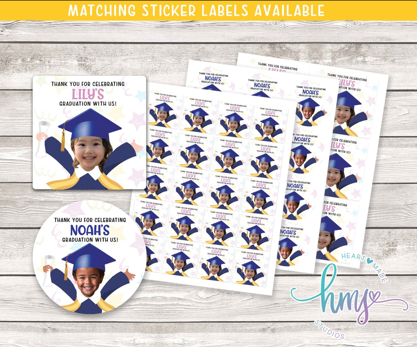 Graduation Cupcake Toppers