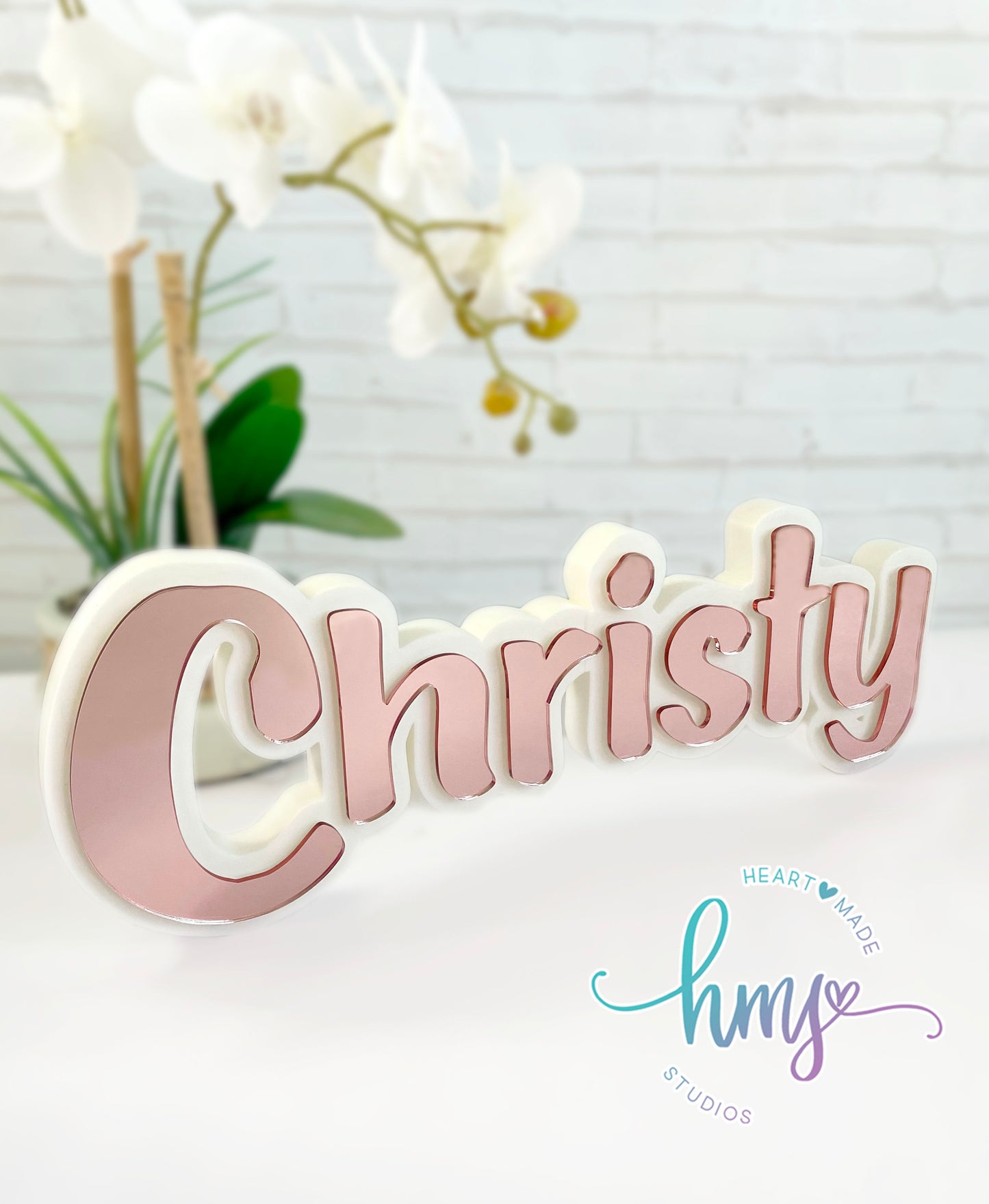 Personalized 3D Desk Name Plate