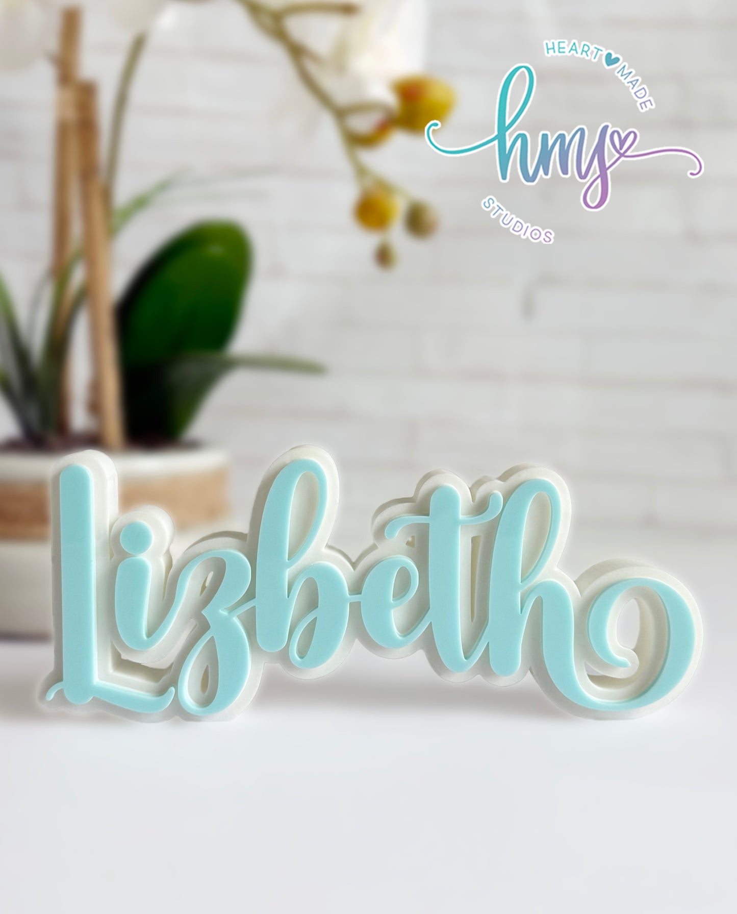 Personalized 3D Desk Name Plate
