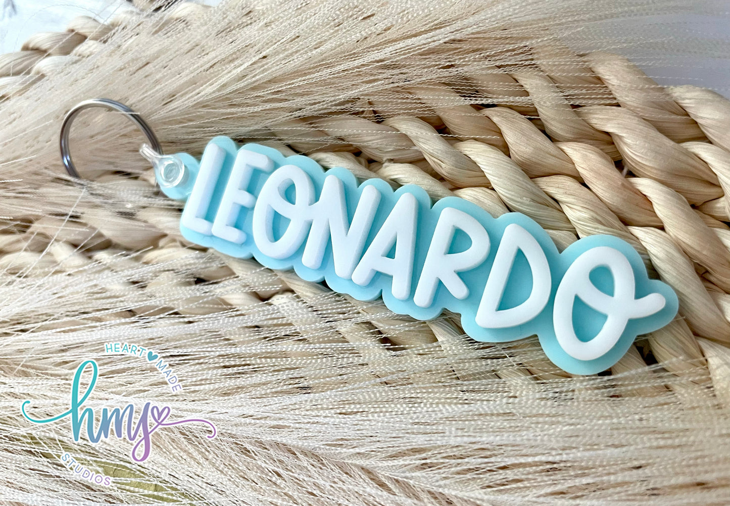 Personalized Acrylic Backpack Name Tag