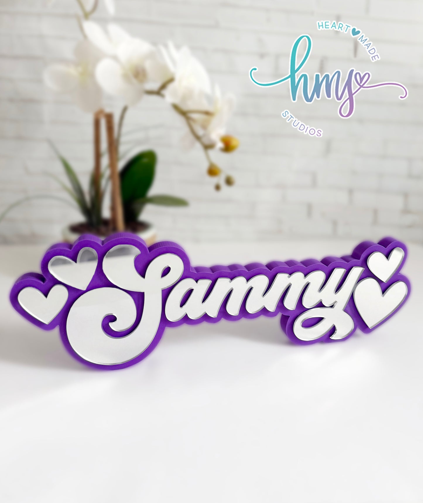 Personalized 3D Name Plate with Icon