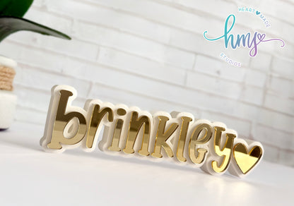Personalized 3D Name Plate with Icon