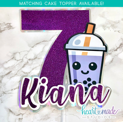 Boba Milk Tea Bag Toppers