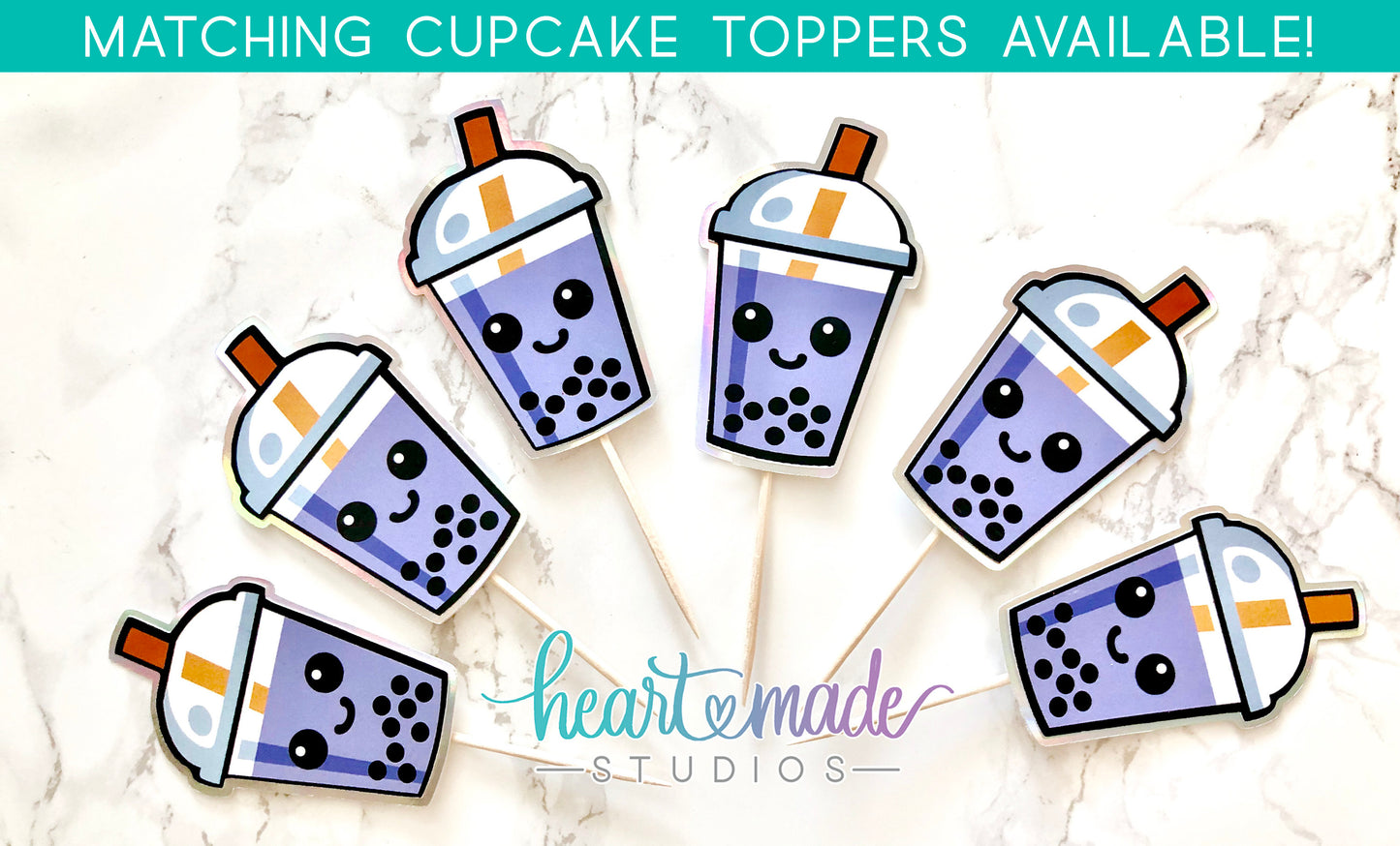 Boba Milk Tea Bag Toppers
