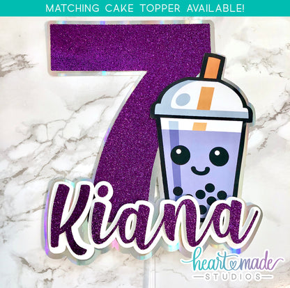 Boba Hand Sanitizer Labels, Bubble Tea Hand Sanitizer Labels