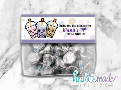 Boba Milk Tea Bag Toppers